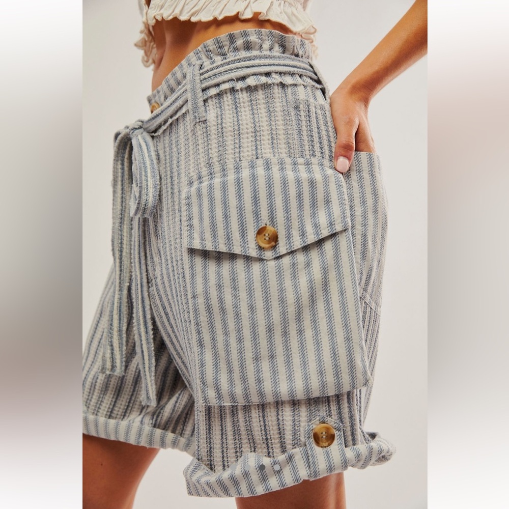 NWOT FP One Harrison Striped Shorts